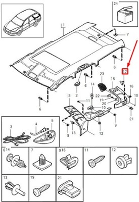 VOLVO PLOKŠTĖ TVIRTINIMO 30630310 ORIGINALUS 