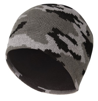 MFH CZAPKA ZIMOWA DWUWARSTWOWA BEANIE CIEPŁA CAMO