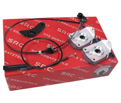 2x трос 2x замок + ручка открывания капот bmw 5 e39 95-04 фото №1