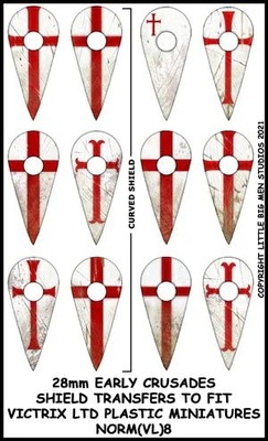 VICTRIX Norman Shield Designs 8 / arkusz kalkomanii