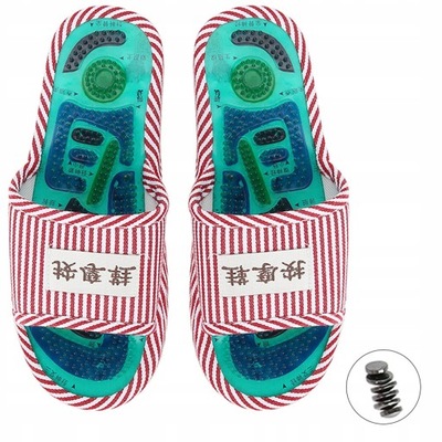 KLAPKI MASUJĄCE MASAŻER DO STÓP AKUPRESURY 36-38 DAMSKIE