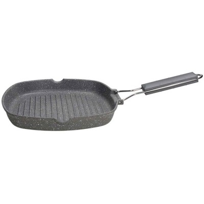 Aluminiowa Patelnia Grillowa Kwadratowa 24 x 24 cm - Tognana PureRoq