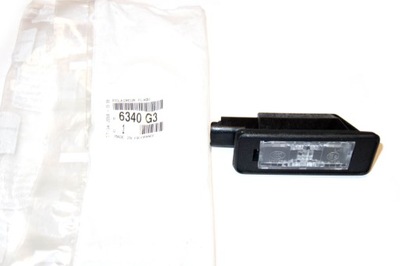 Лампа номерного знака peugeot 208 308 508 sw оригінал фото №1