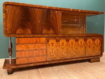SYGNOWANY KOMPLET ART DECO SZCZEPAN ŁOJEK