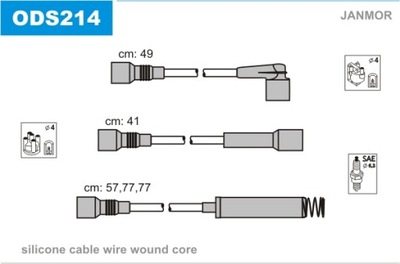 Дроти кабелі astra kadet vectra ods214 фото №1