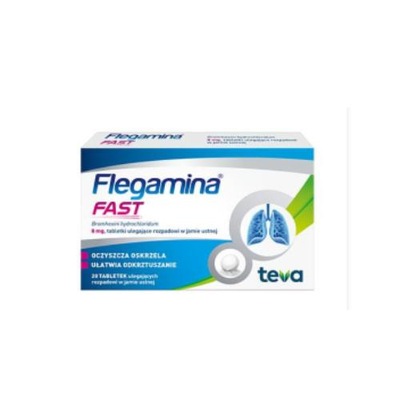 FLEGAMINA Fast 8 mg tabletki, 20tabl.