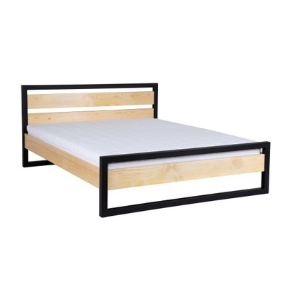 Łóżko drewniane sosnowe 140x200 cm