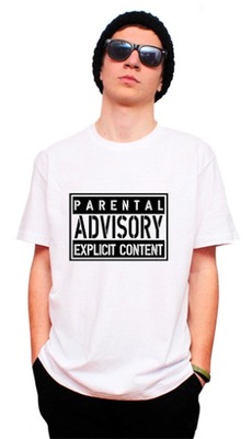 Koszulka PARENTAL ADVISORY rozmiar XL