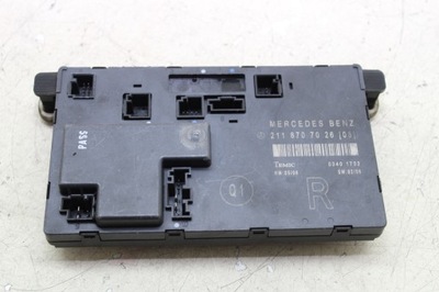 Модуль блок керування двері правий перед 2118707026 w211 фото №1