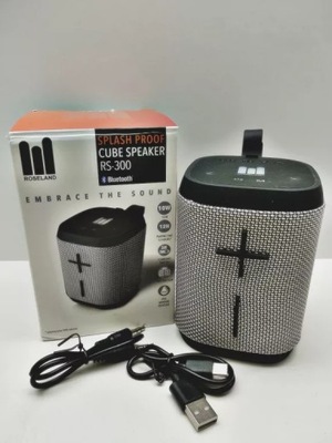 GŁOŚNIK BLUETOOTH SPLASH PROOF CUBE SPEAKER RS-300 10W