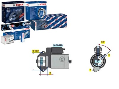 Стартер bmw 1 e81 2,0 06- bosch фото №1