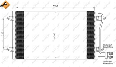 RADUADOR DE ACONDICIONADOR - CONDENSADOR EASY FIT 35656  