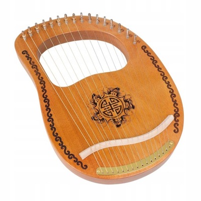 16-strunowa harfa ze strunowym kluczem do
