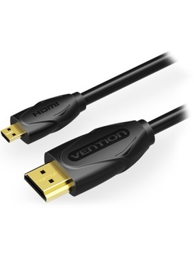 Kabel Vention Micro HDMI do HDMI 3M Czarny