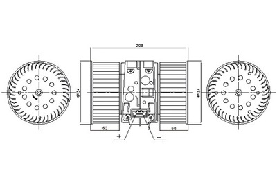 NISSENS VENTILADOR SOPLADORES FIAT TALENTO NISSAN NV300 OPEL VIVARO B  