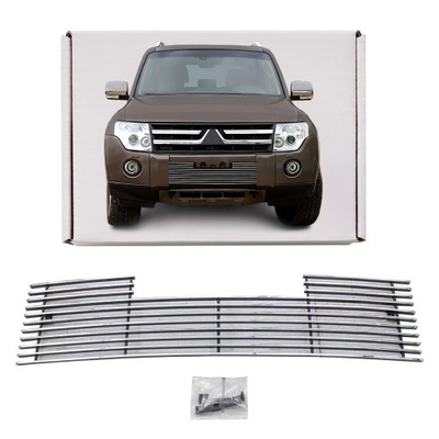 Mitsubishi pajero 2012-2015 решітка радіатора aluminiowy фото №1