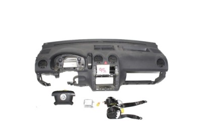 Панель приладів приладова консоль подушка безпеки ремені volkswagen caddy фото №1