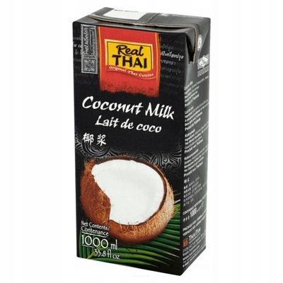 Real Thai Mleko Kokosowe 1000Ml Mleczko 1l