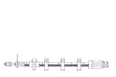 Lpr шланг тормозной p peugeot 406 95- p lpr фото №1