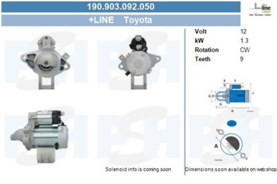 BV PSH 190.903.092.050 ARRANCADOR  