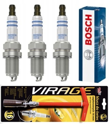 BOSCH 0 242 240 653 BUJÍA DE ENCENDIPARA + LLAVES PARA BUJÍAS 16MM  