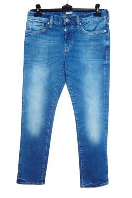 RIVER ISLAND_SPODNIE JEANSOWE MĘSKIE_30/30_BAWEŁNA 99%