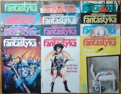 Miesięcznik Fantastyka Rocznik 1988 Sapkowski