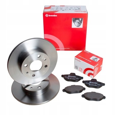 BREMBO DISCOS ZAPATAS PARTE TRASERA A4 B6 PASSAT FL QUATTRO  