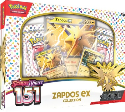 Zestaw kart Pokemon TCG: Scarlet & Violet 151 Zapdos EX Collection