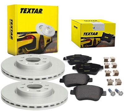 TEXTAR DISCOS + ZAPATAS OPEL ADAM 2012- CORSA D 2006- 257X22 PARTE DELANTERA  