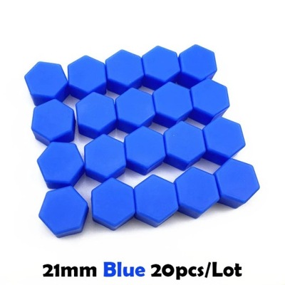 20pcs/package 17/19/21mm Silicone Hexagonal S