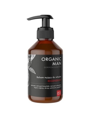 Organic Man Balsam Myjący do Włosów Regenerujący