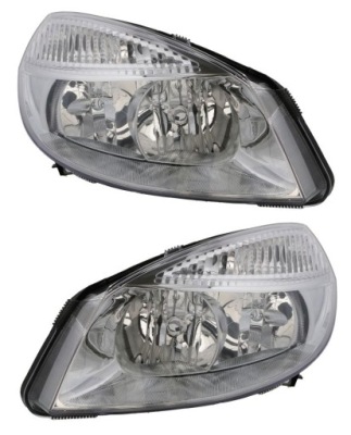 Фари лампи renault grand scenic ii 04-06 tyc комплект фото №1