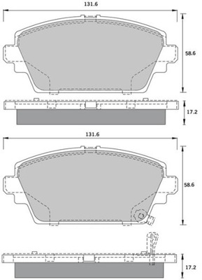 STARLINE BD S394 STARLINE КОЛОДКИ ГАЛЬМІВНІ PRIME