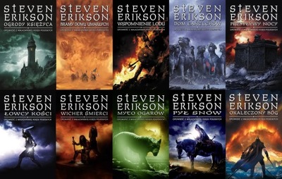 Malazańska Księga Poległych - Komplet 10 tomów - Steven Erikson