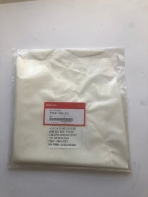 Civic viii 5d 06-11 защита пленка дверь левый задняя фото №1