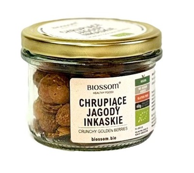 CHRUPIĄCA JAGODA INKASKA BEZGLUTENOWA BIO 40 g - BIOSSOM (BIOSSOM ) BIOSSOM