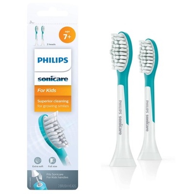 PHILIPS SONICARE FOR KIDS HX6042/33 KOŃCÓWKI DLA DZIECI 7+ LAT 2szt.