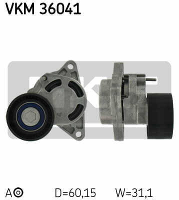 RITINĖLIS ĮTEMPIMO PK SKF VKM 36041 VKM36041 