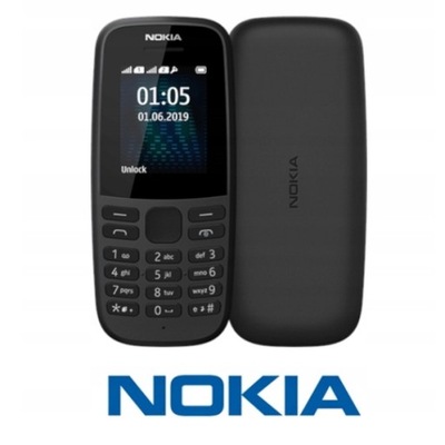 Nokia 105 Dual SIM 2019 czarny