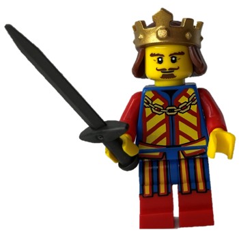 LEGO minifigures seria 13 KRÓL CLASSIC KING 71008 WADA