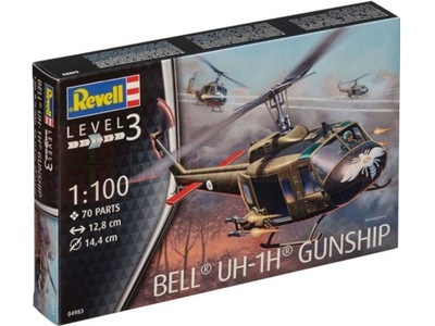 1/100 Helikopter Bell UH-1H Gunship Revell 04983