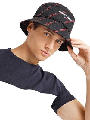 Tommy Hilfiger Jeans kapelusz bucket logo