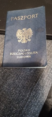 Paszport Toruń 1989 - 95 r. PRL