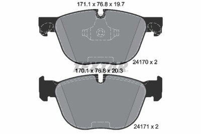 PADS BRAKE - SET Q+ 2417001  