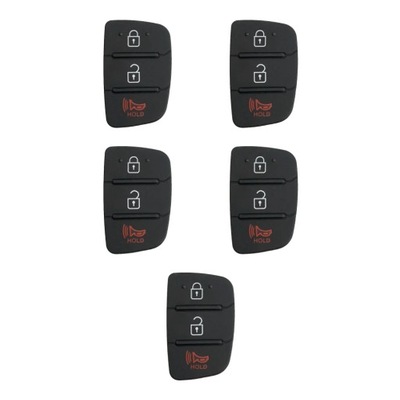 RUBBER PAD 3 BUTTONS FLIP CAR REMOTE KEY SHELL PARA HYUNDAI I30 I35 I~50874  