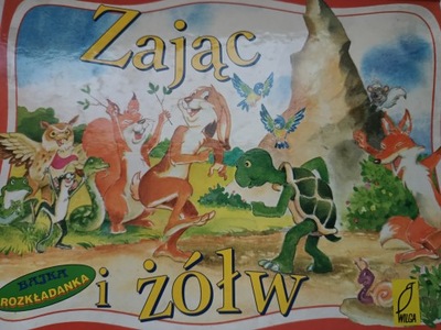 ZAJĄC I ŻÓŁW rozkładanka