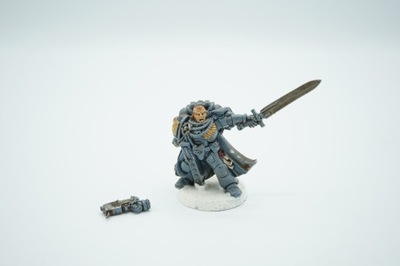 Warhammer 40k Space Marine Commander figurka metal