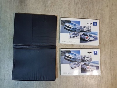 MANUAL SERVICE BOOK TECZKA PEUGEOT 407 SW  