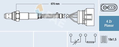 FAE 77302 SONDA LAMBDA  